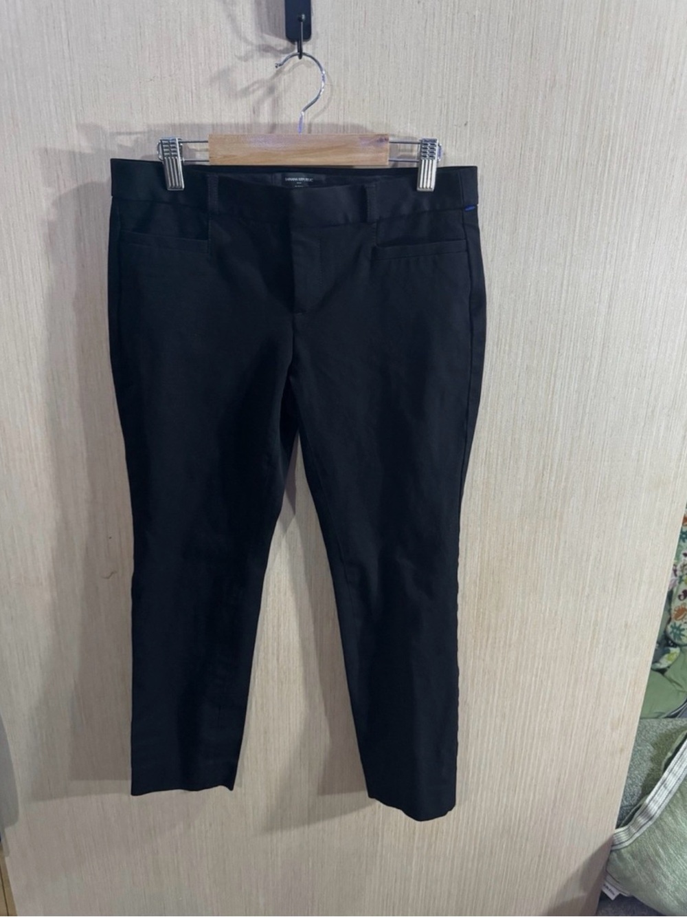 Banana Republic Black Sloan High Rise Ankle Petite Pants